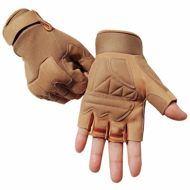 Men's And Women's Camouflage Outdoor Half-finger Gloves - Image 5
