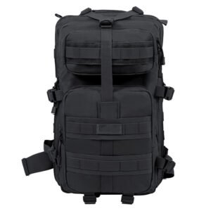 Outdoor Tactical Mountaineering Camo Backpack – Black, LargeA