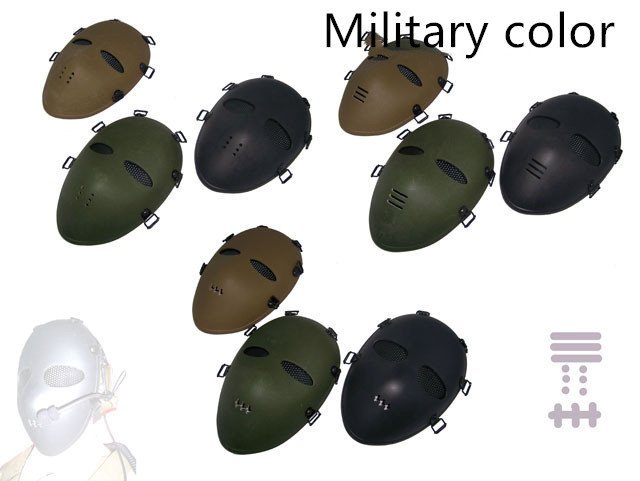 Killer Mesh Full Face Protective Mask Tactical Skull Outdoor Combat Protective Mask - Image 3