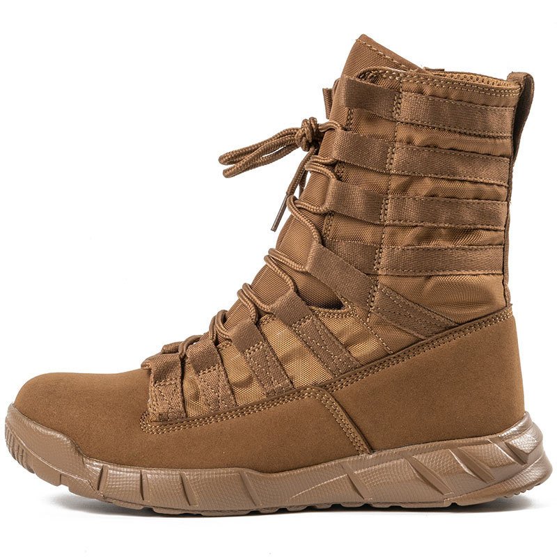 New High Top Combat Green Desert Boots Lightweight - Image 6