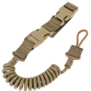 Outdoor tactical spring gun rope single point rope – Mud color
