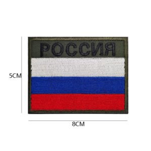 Russian Flag Velcro Seal PVC Rubber – 4 Style