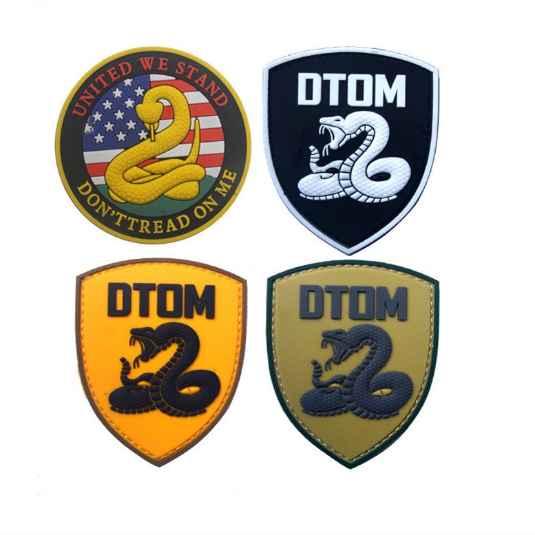 DTOM Don't Step On My Foot Gadsden Snake Tactical Velcro