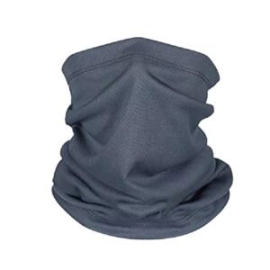 Turban face mask sun protection face towel riding mask – Grey