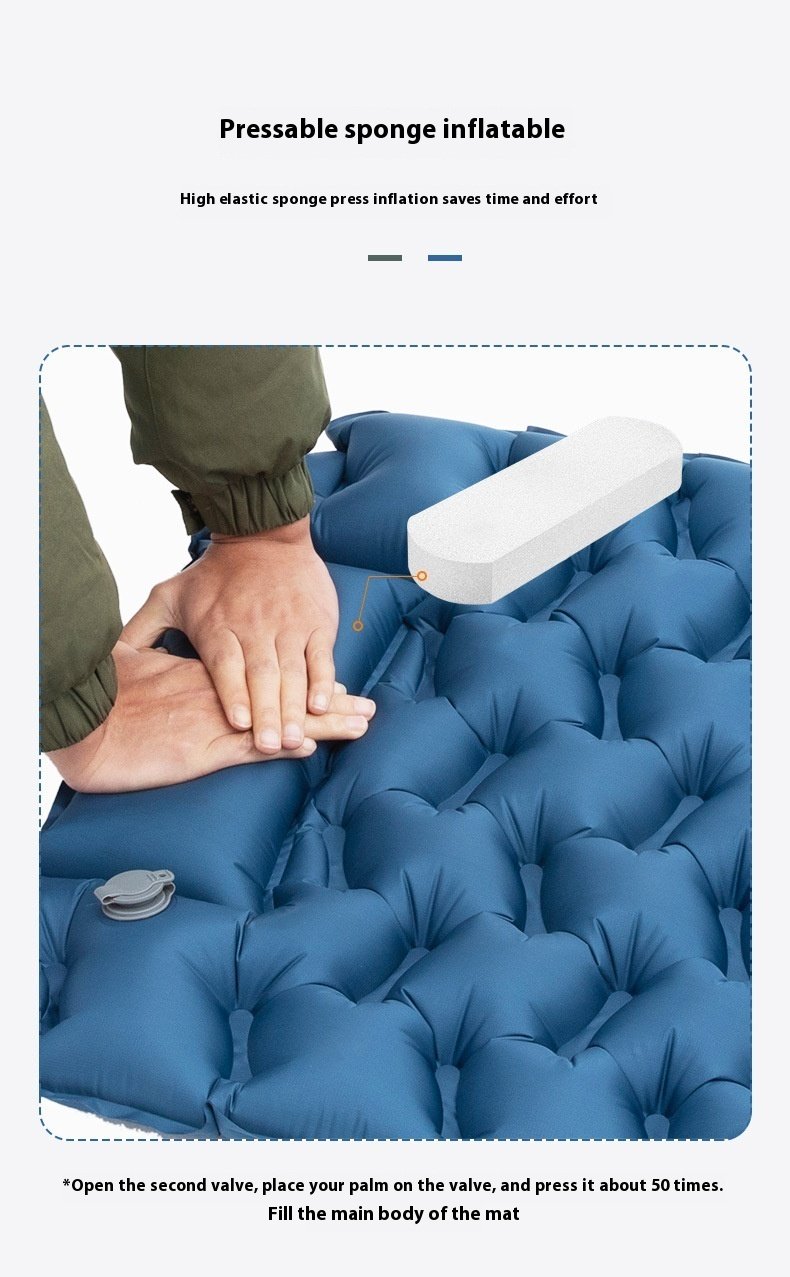 Outdoor Honeycomb Press Type Inflatable Mattress Single Thickened Moisture-proof Tent Sleeping Mat - Image 9