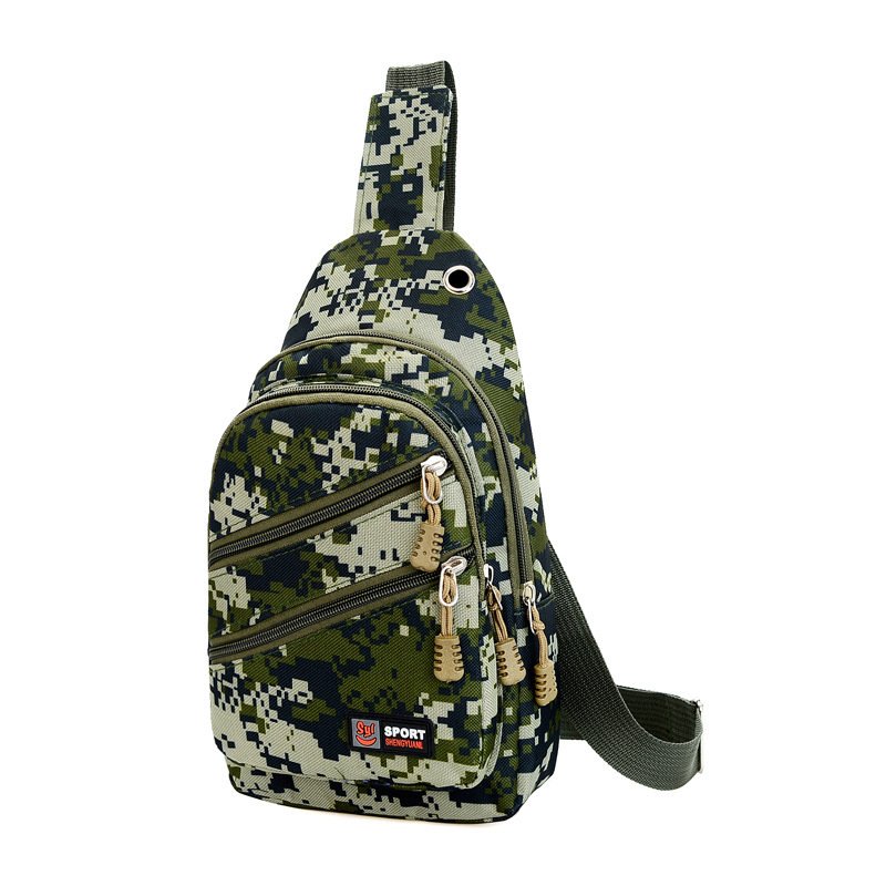 Outdoor Camouflage Chest Bag Men's Outdoor Sports And Casual Crossbody Bag - Image 3