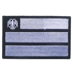 RUSSIA Embroidered Chest Strip Velcro Label – Double Raccoon