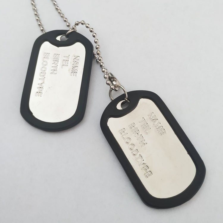Stainless steel dog brand titanium steel army brand - Image 2