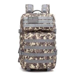 Sports Travel Backpack Army Fan Tactical Camouflage Backpack Sports Outdoor Backpack Travel Bag – ACU