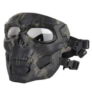 Skull camouflage tactical full face mask – Camouflage