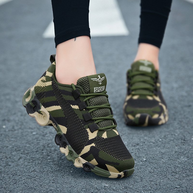 Camouflage Men And Women Sports Shoes Training Work Students Military - Image 4