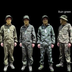 Russian Military Fans Battle Suit Summer Camouflage – Ruins Green, 46