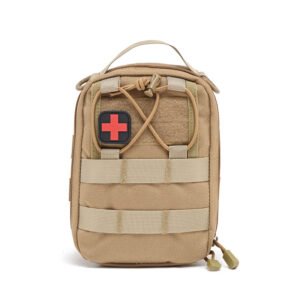 Tactical Medical Storage Bag Outdoor Sports Outdoor Vehicle First Aid – Mud Color