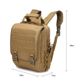 Army fan tactical camouflage backpack shoulders – Khaki