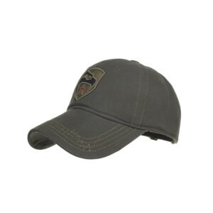 Pentagram embroidered camouflage baseball cap – Army Green