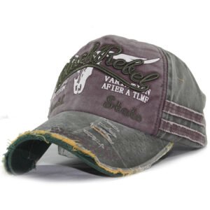 Baseball cap washed full cap – Green