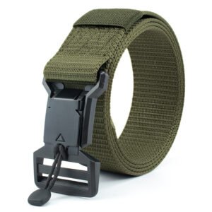 Outdoor Tactical Nylon Belt Multifunctional Carabiner – 2Army Green