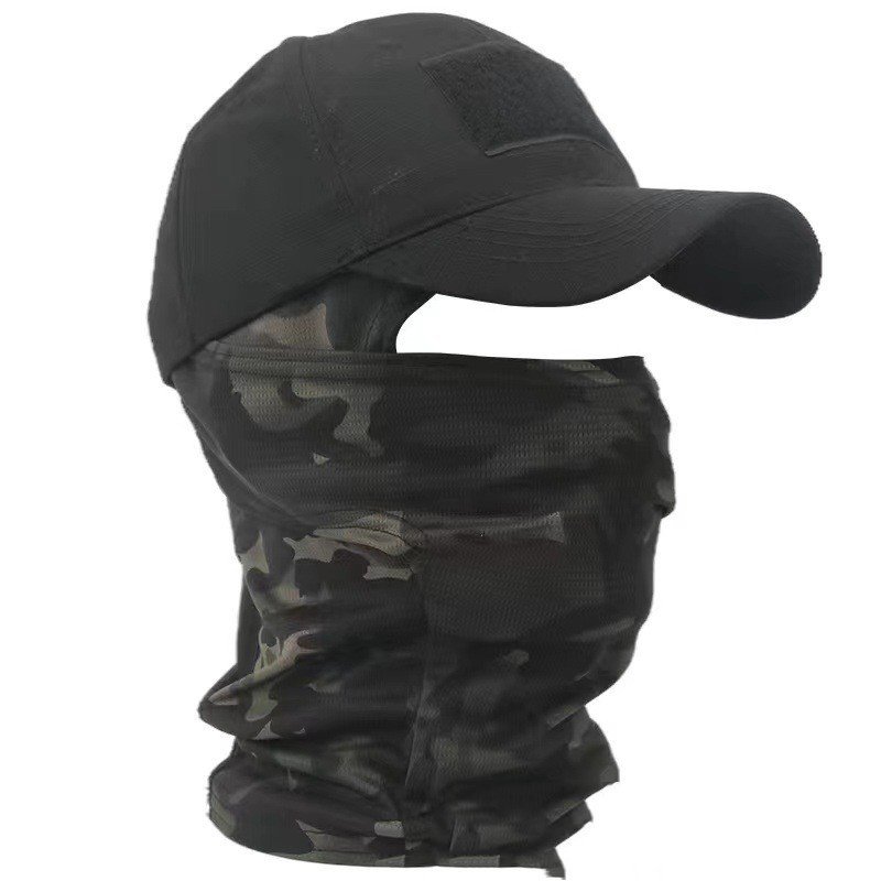 Camouflage Baseball Cap Mask Set Outdoor Mountaineering - Image 8
