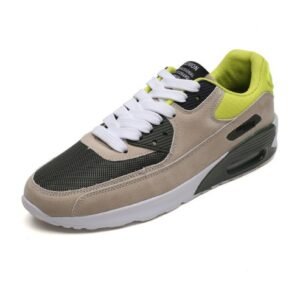 Camouflage air cushion shoes fashion men and women sports shoes – Yellow, 40