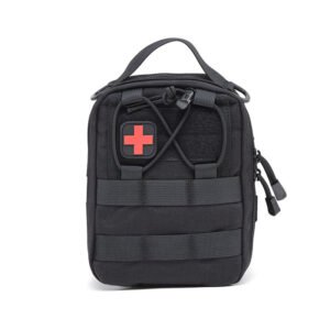 Tactical Medical Storage Bag Outdoor Sports Outdoor Vehicle First Aid – Black