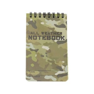 Outdoor Waterproof Notepad Camouflage PVC Notepad – CP Fan Color