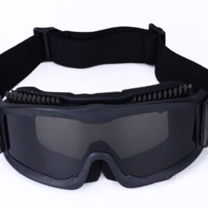 Simple Tactical Impact Resistant Goggles – Black