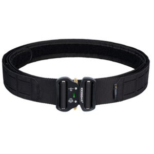 Tactical Laser Waistband Military Fan Inner Belt – Black, L