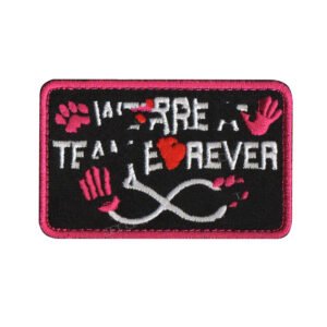 And Ring Label K9 Embroidered Dog Strap Velcro Seal Bag With Seal – F