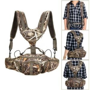 Sports Shoulder Camouflage Belt Tactical Bag – Reed camouflage