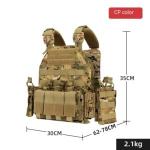 Quick Release Tactical Vest Outdoor Supplies Men – CP Color, Free Size