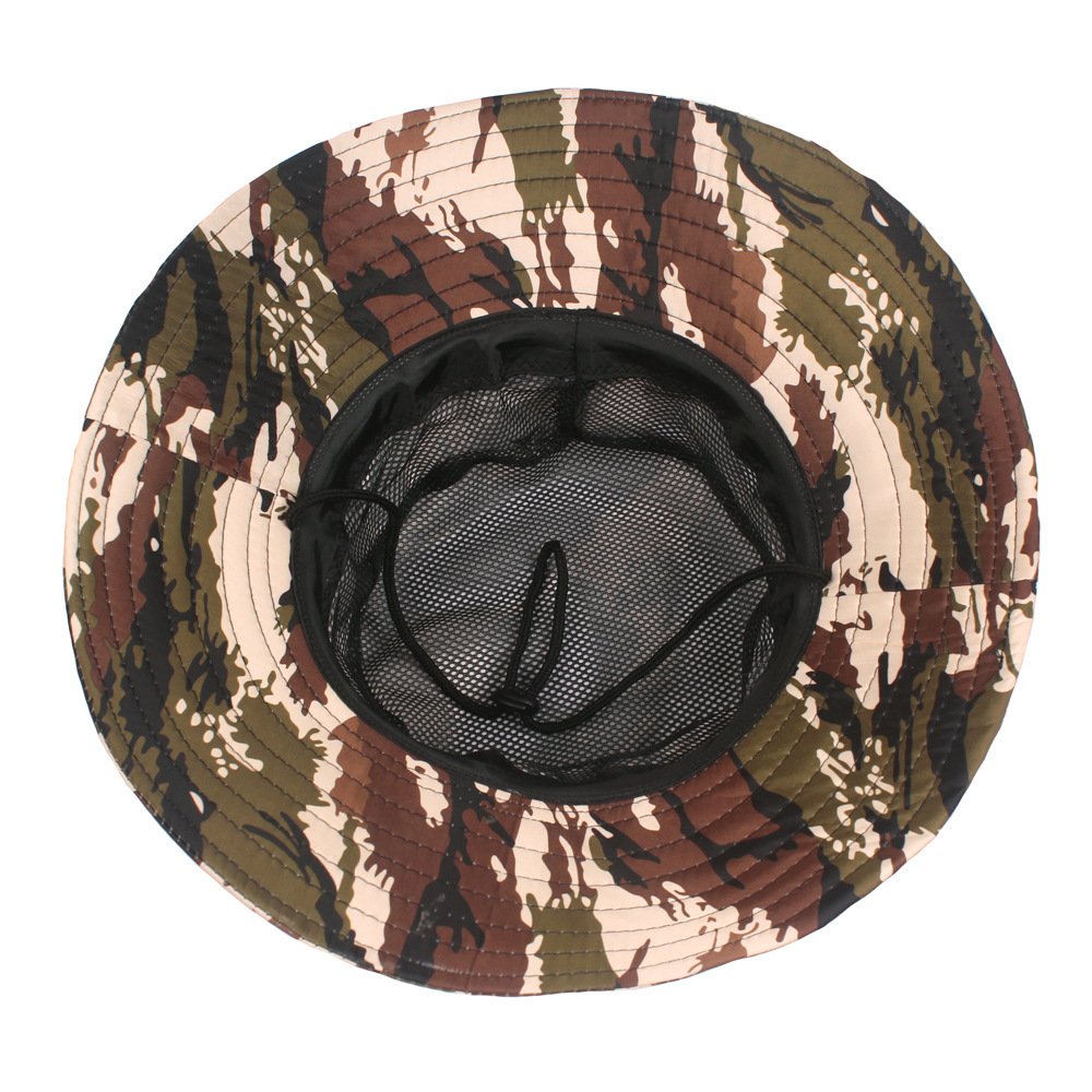 Outdoor Fisherman Hat Fishing Mountaineering Camouflage Big Brim - Image 2