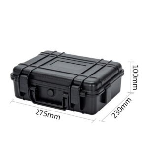 ABS Waterproof Plastic Portable Tool Box – Black