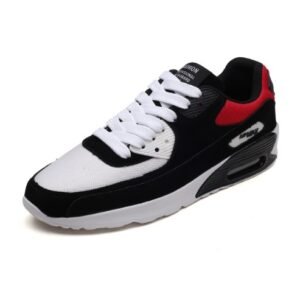 Camouflage air cushion shoes fashion men and women sports shoes – Black, 43