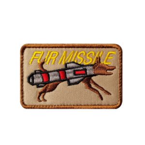 K9 Military Dog Rescue Dog Embroidered Velcro Badge