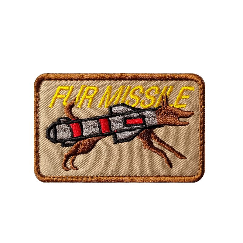 K9 Military Dog Rescue Dog Embroidered Velcro Badge - Image 2