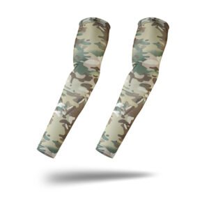 Sunscreen Camouflage Ice Silk Summer Outdoor Tactical Sleeves – CP, Average Size