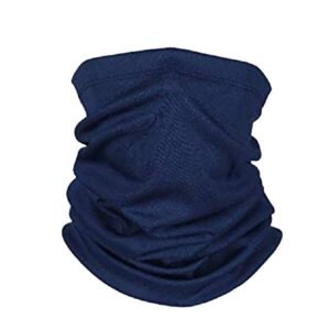 Turban face mask sun protection face towel riding mask – Navy
