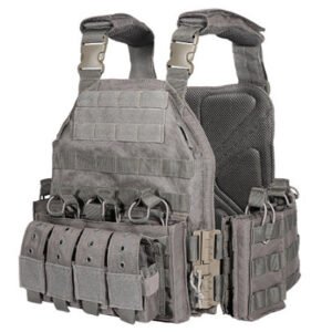 Quick Dismantling Tactical Vest Outdoor Military Fan CS Protective Equipment 6094 Combat Tactical Vest Camouflage Suit – Grey