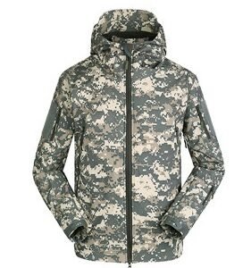 Shark skin soft shell men’s sport camouflage suit – ACU, XXXL