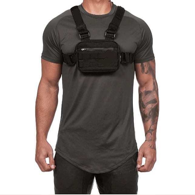 Functional tactical chest bag male vest backpack - Image 2