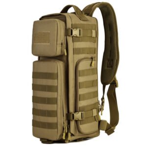 Army fan tactical airborne bag outdoor bag – Wolf brown