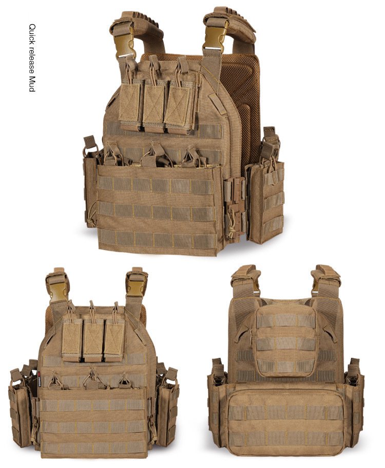Outward Quick Dismantling Tactical Vest Outdoor Camouflage Equipment 6094 Tactical Vest CS Training Equipment - Image 8