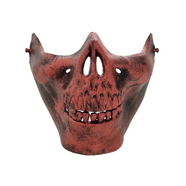 Military Equipment Half-face Ghost Horror Mask - Image 4