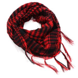 Sports Outdoor Arab Army Fan Tactical Scarf – Big red, 80to100cm