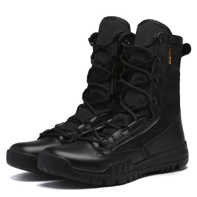 Light And Breathable High-top Cross-border Large Size Combat Boots - Image 3