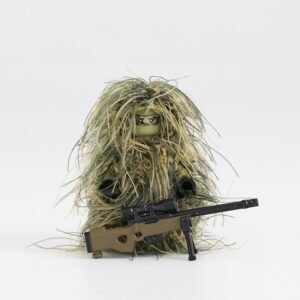 Sniper Camo Ghillie Suit Building Blocks Human Military Building Blocks – Sandy color awm