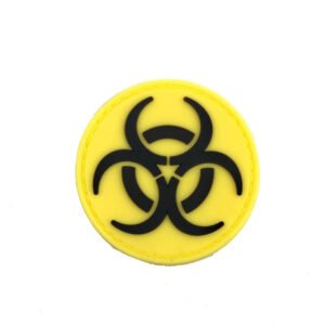 3D PVC Velcro Badge Armlet Patch – Yellow biochemical