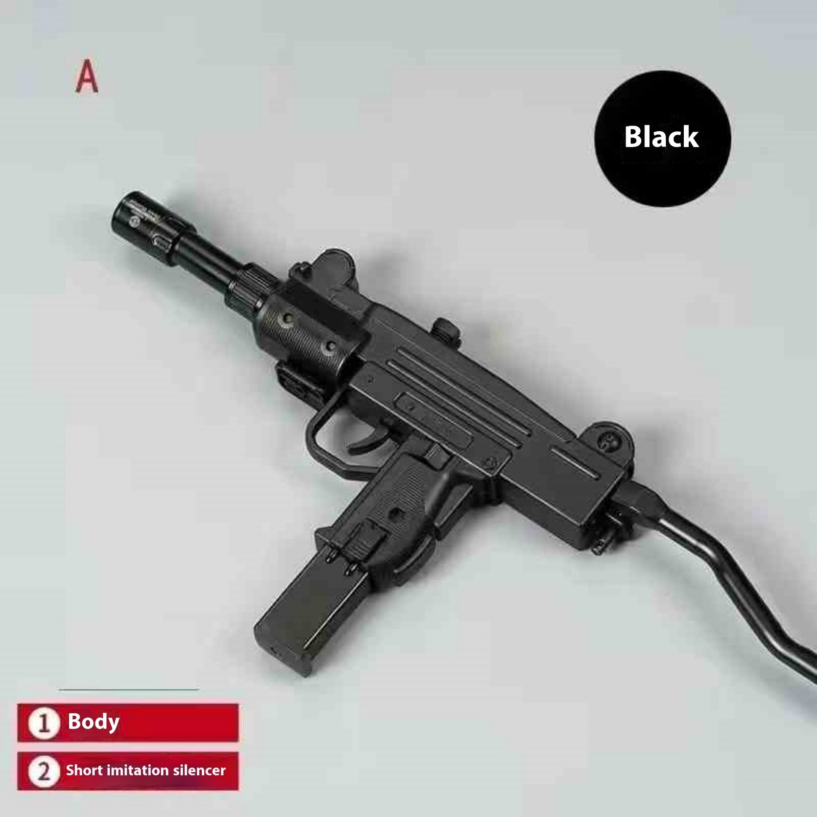 Gun Shaped Lighter Uzuzi Inflatable Windproof - Image 6