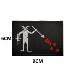 Pirate Style Patch Armband Velcro Package Seal – V011621