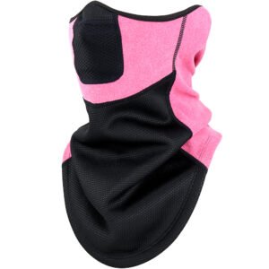 Winter Ski Face Protection Warm Neck Riding Mask Wind-proof Neck Cover – Pink